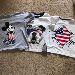 4T patriotic boys tees.